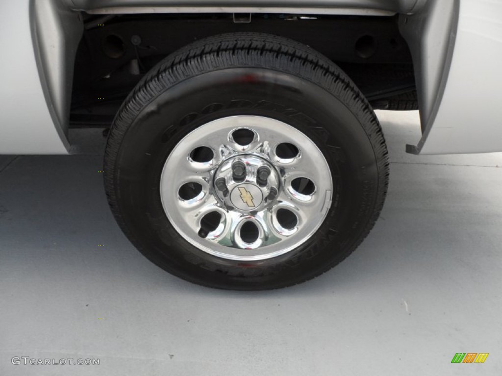 2011 Silverado 1500 LS Extended Cab 4x4 - Sheer Silver Metallic / Dark Titanium photo #11