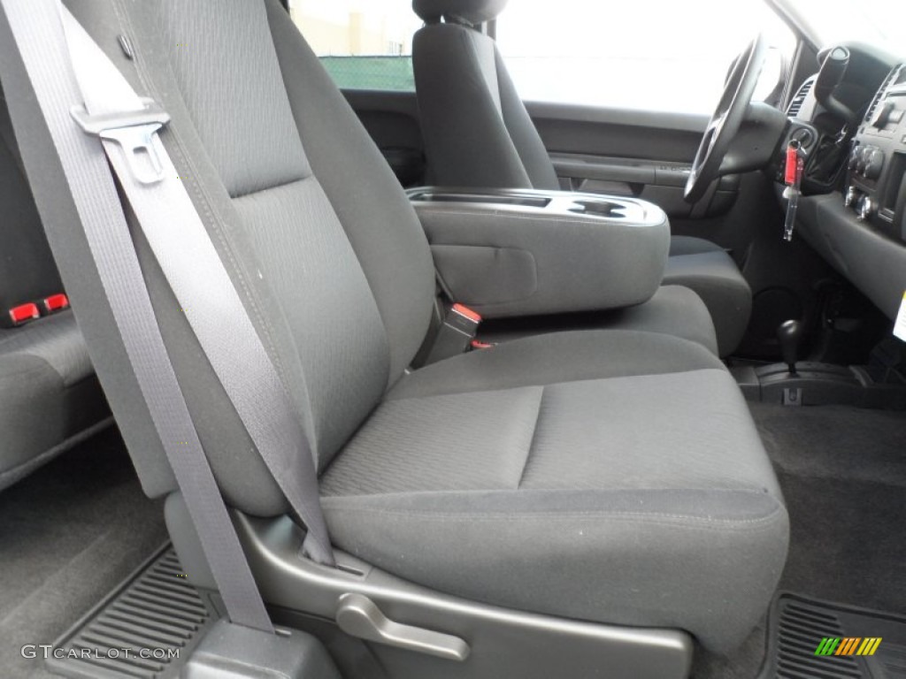 2011 Silverado 1500 LS Extended Cab 4x4 - Sheer Silver Metallic / Dark Titanium photo #25
