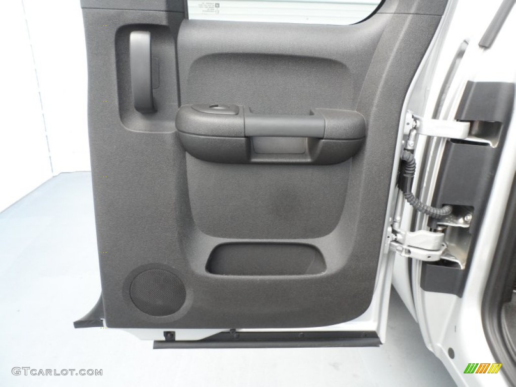 2011 Silverado 1500 LS Extended Cab 4x4 - Sheer Silver Metallic / Dark Titanium photo #26