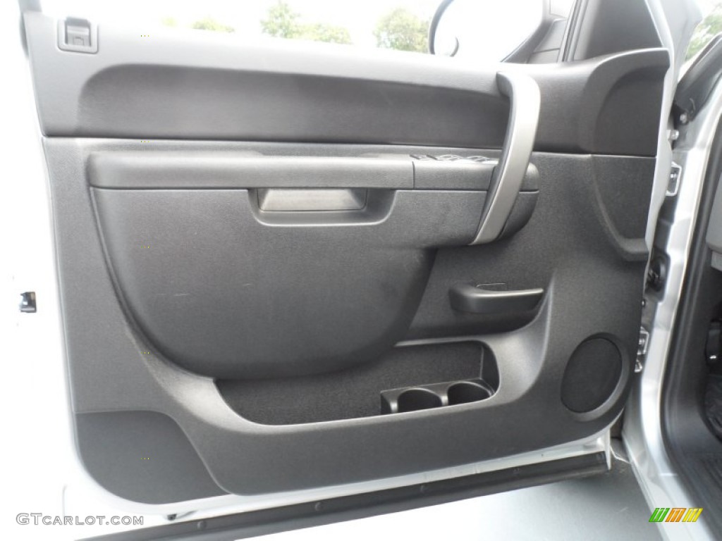 2011 Silverado 1500 LS Extended Cab 4x4 - Sheer Silver Metallic / Dark Titanium photo #32