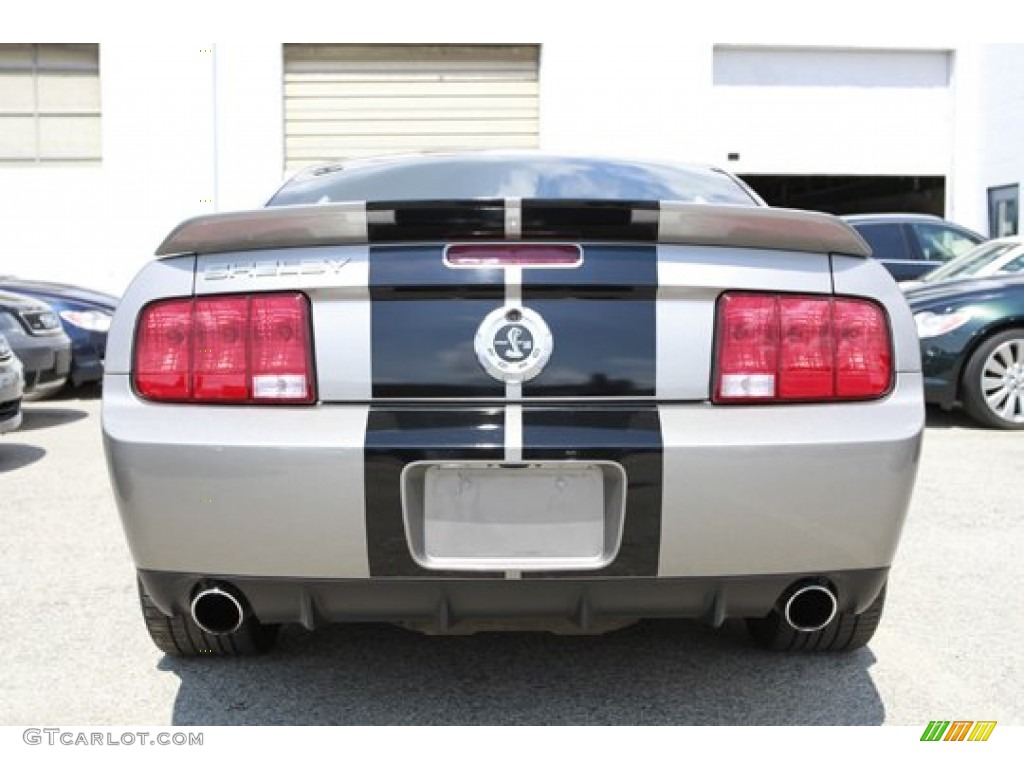 Vapor Silver Metallic 2008 Ford Mustang Shelby GT500 Coupe Exterior Photo #68750849