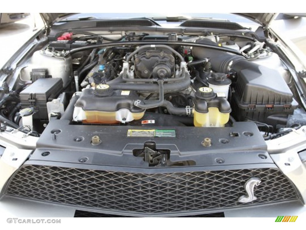 2008 Ford Mustang Shelby GT500 Coupe 5.4 Liter Supercharged DOHC 32-Valve V8 Engine Photo #68750875