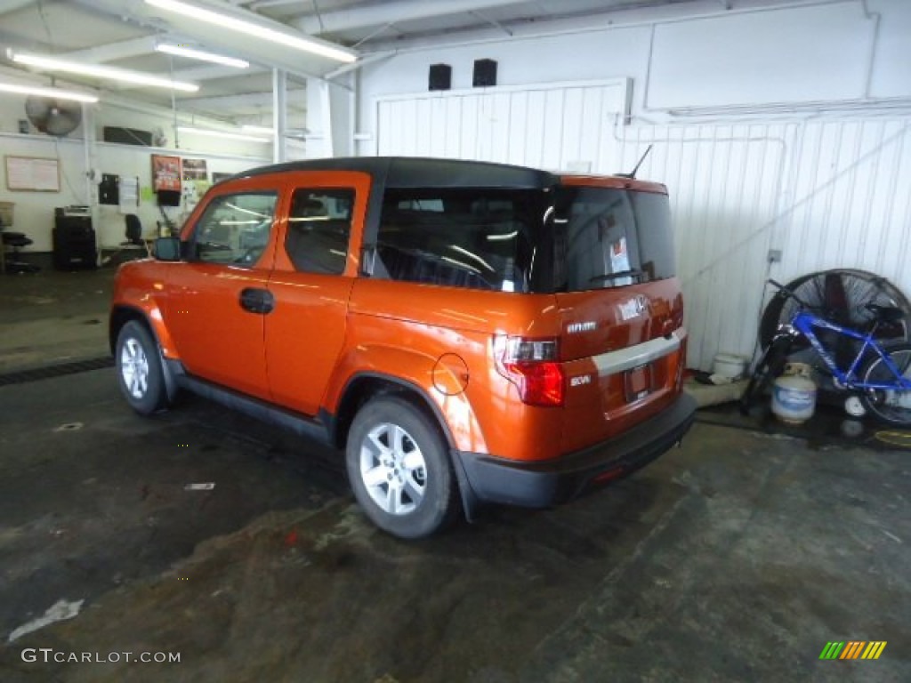 2011 Element EX - Citrus Fire Metallic / Gray photo #5