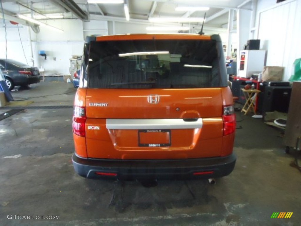 2011 Element EX - Citrus Fire Metallic / Gray photo #6
