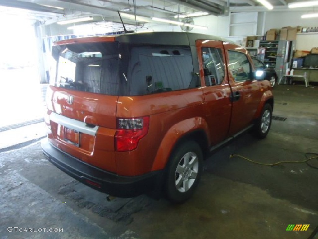 2011 Element EX - Citrus Fire Metallic / Gray photo #7