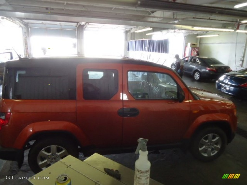 2011 Element EX - Citrus Fire Metallic / Gray photo #8