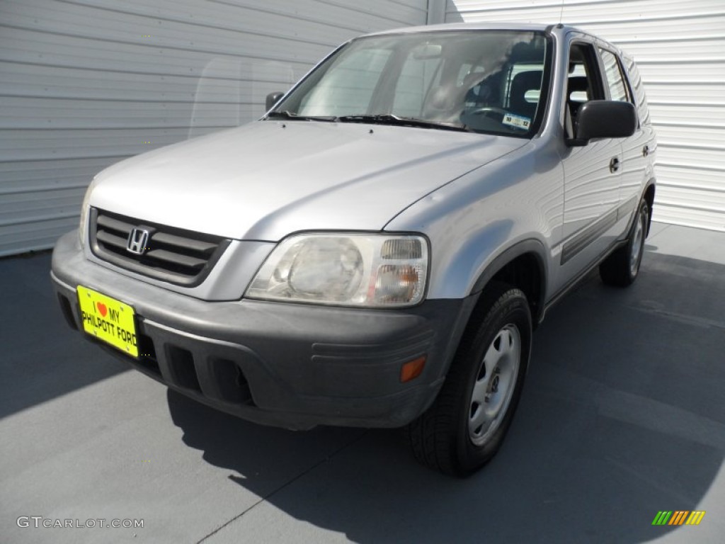 2001 CR-V LX 4WD - Satin Silver Metallic / Dark Gray photo #6