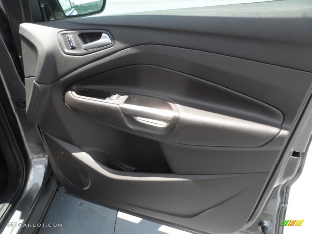 2013 Ford Escape SEL 1.6L EcoBoost Charcoal Black Door Panel Photo #68751949