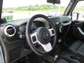 Black with Polar White Accents/Orange Stitching Interior Photo for 2012 Jeep Wrangler #68752768