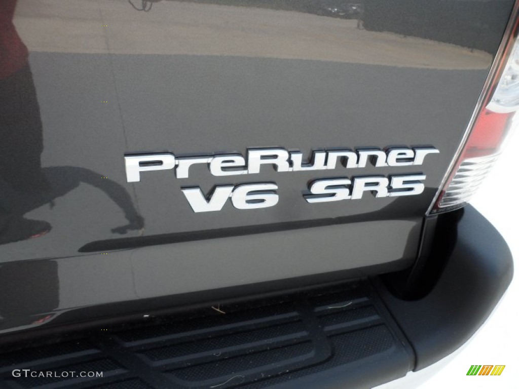 2012 Tacoma V6 TSS Prerunner Double Cab - Magnetic Gray Mica / Graphite photo #16