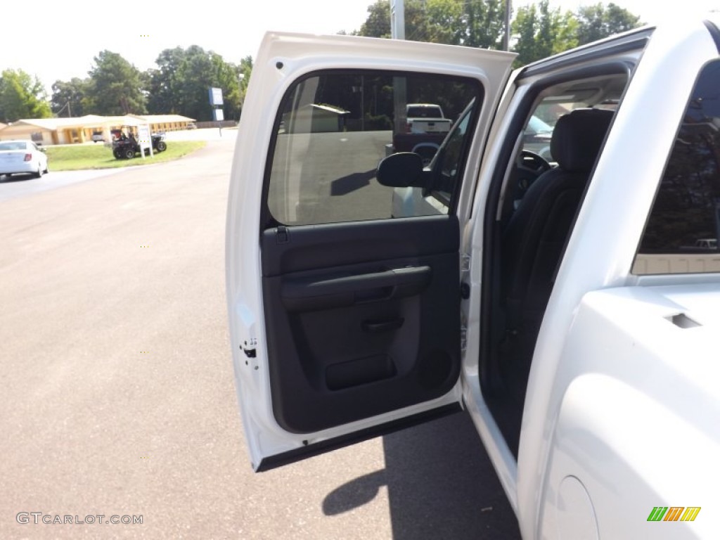 2013 Silverado 1500 LT Crew Cab 4x4 - White Diamond Tricoat / Ebony photo #17