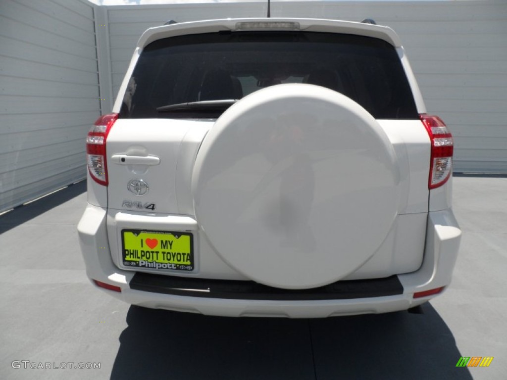 2012 RAV4 Limited - Blizzard White Pearl / Ash photo #4