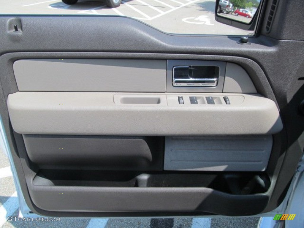 2010 F150 STX SuperCab 4x4 - Oxford White / Medium Stone photo #16