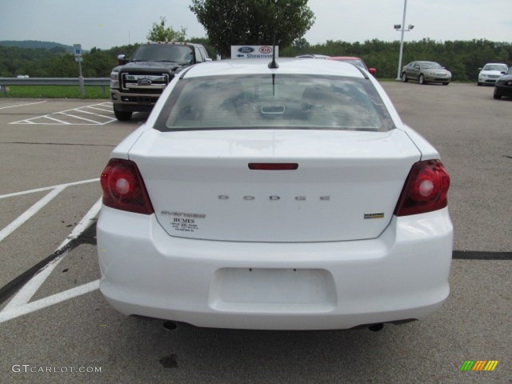 2011 Avenger Lux - Bright White / Black/Light Frost Beige photo #8