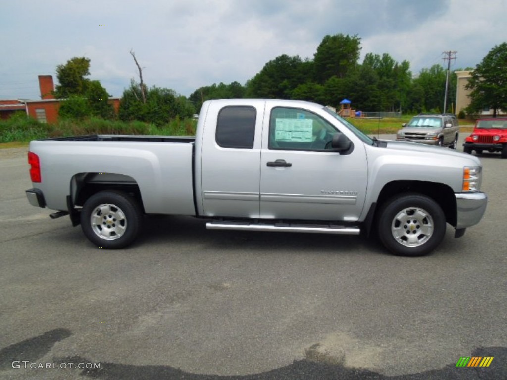 2012 Silverado 1500 LT Extended Cab - Silver Ice Metallic / Light Titanium/Dark Titanium photo #4