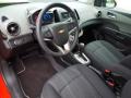 Jet Black/Dark Titanium 2012 Chevrolet Sonic LT Hatch Interior Color