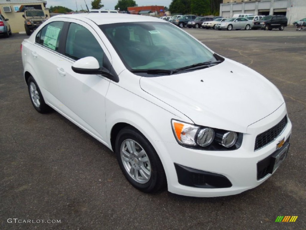 Summit White 2012 Chevrolet Sonic LT Sedan Exterior Photo #68754716