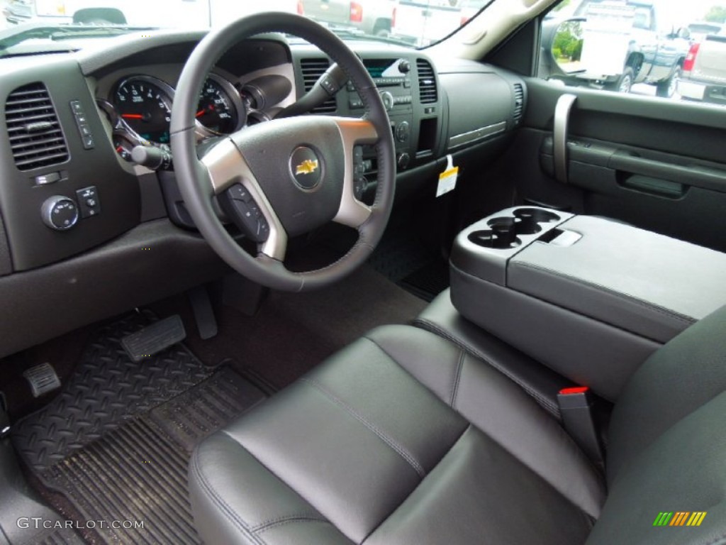 2012 Silverado 1500 LT Extended Cab 4x4 - Silver Ice Metallic / Ebony photo #26