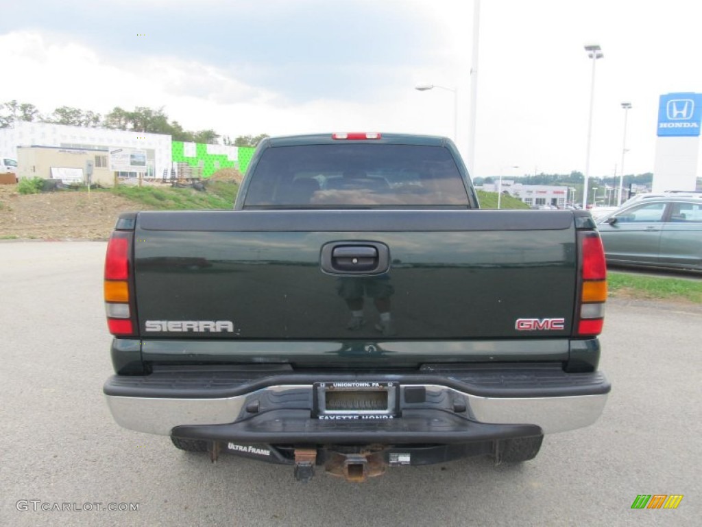 2004 Sierra 2500HD SLE Crew Cab 4x4 - Polo Green Metallic / Pewter photo #3