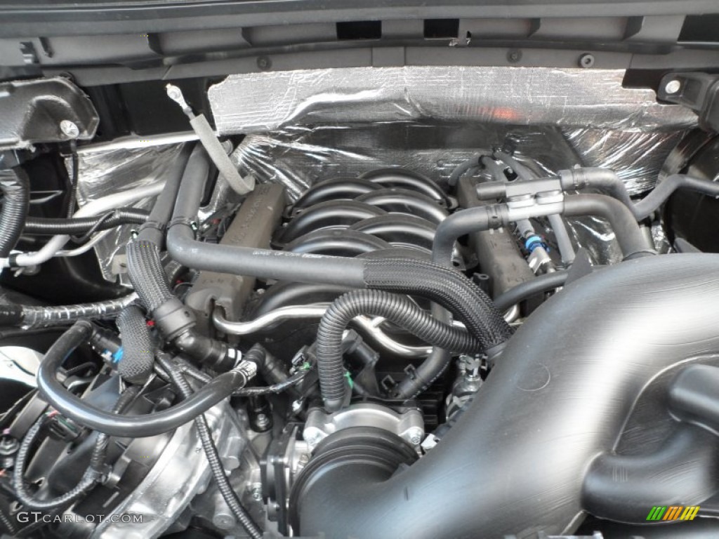 2012 Ford F150 XLT SuperCrew 4x4 5.0 Liter Flex-Fuel DOHC 32-Valve Ti-VCT V8 Engine Photo #68755873