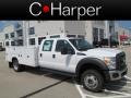 2012 Oxford White Ford F550 Super Duty XL Crew Cab 4x4 Commercial Utility  photo #1