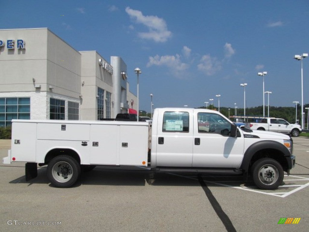 Oxford White 2012 Ford F550 Super Duty XL Crew Cab 4x4 Commercial Utility Exterior Photo #68756839
