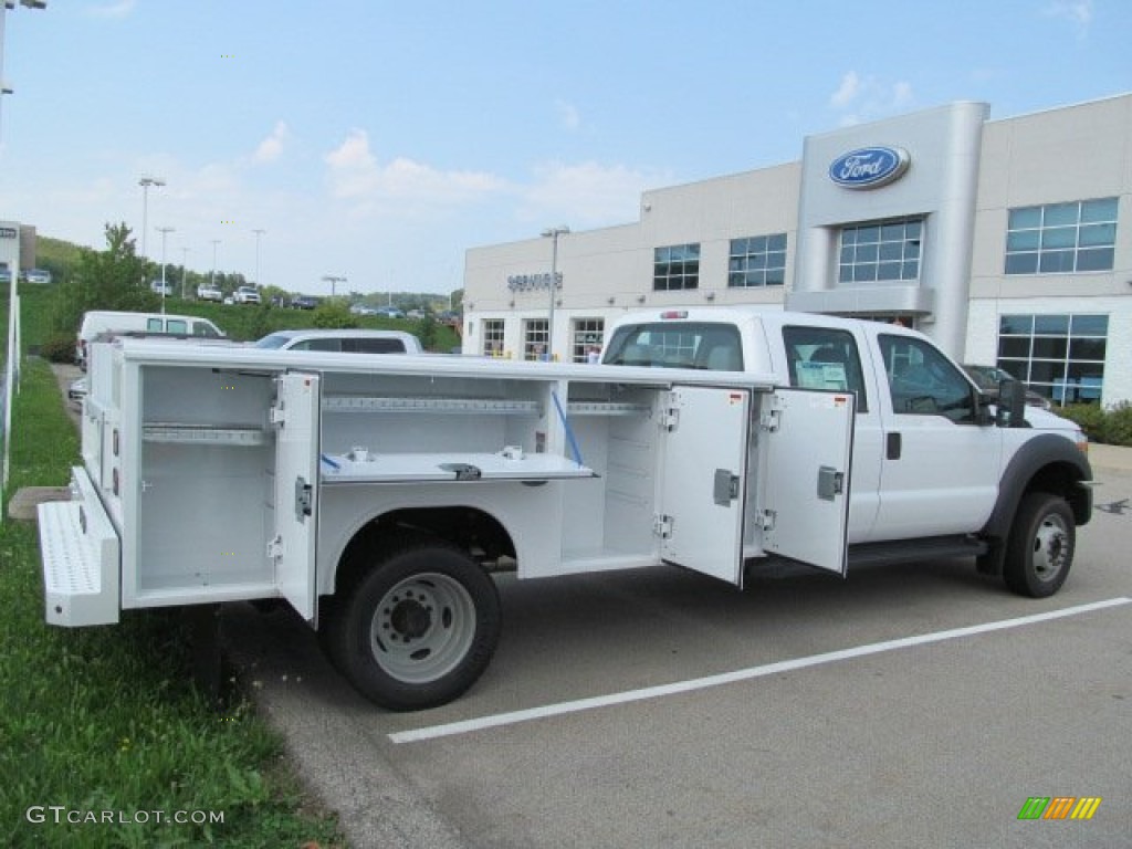 Oxford White 2012 Ford F550 Super Duty XL Crew Cab 4x4 Commercial Utility Exterior Photo #68756857