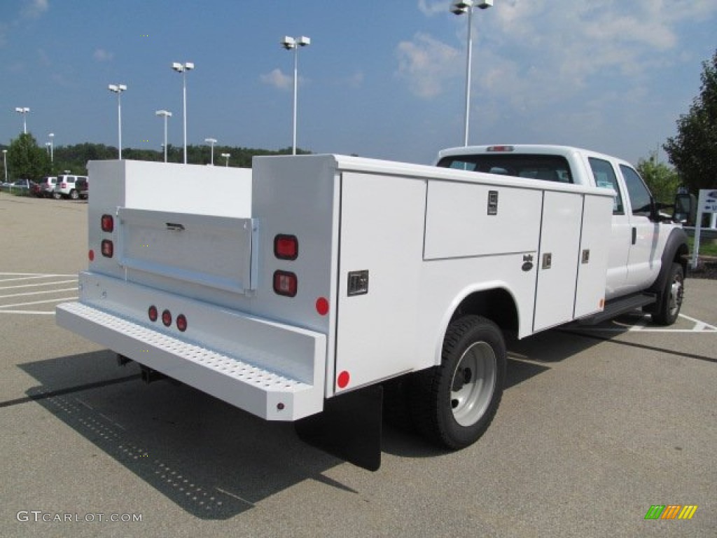 Oxford White 2012 Ford F550 Super Duty XL Crew Cab 4x4 Commercial Utility Exterior Photo #68756935