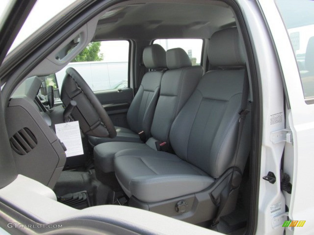 2012 Ford F550 Super Duty XL Crew Cab 4x4 Commercial Utility Interior Color Photos