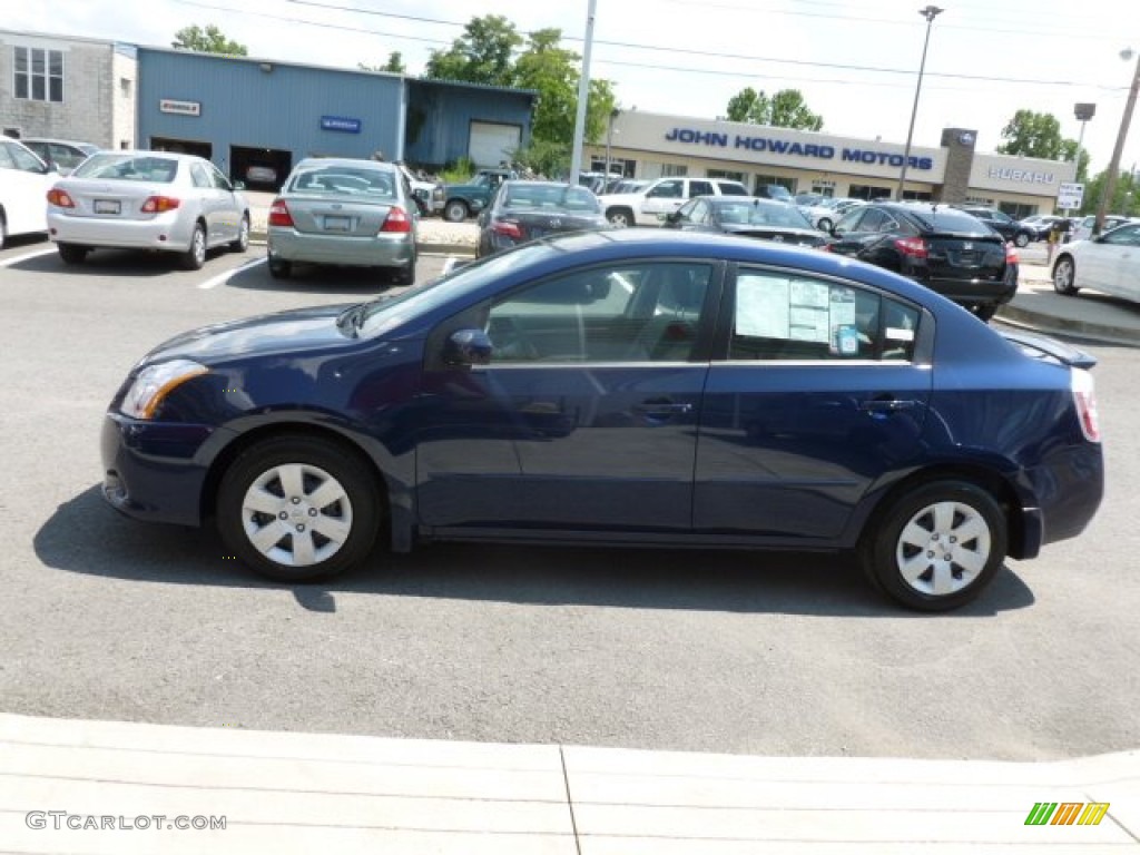 2012 Sentra 2.0 - Blue Onyx / Beige photo #4