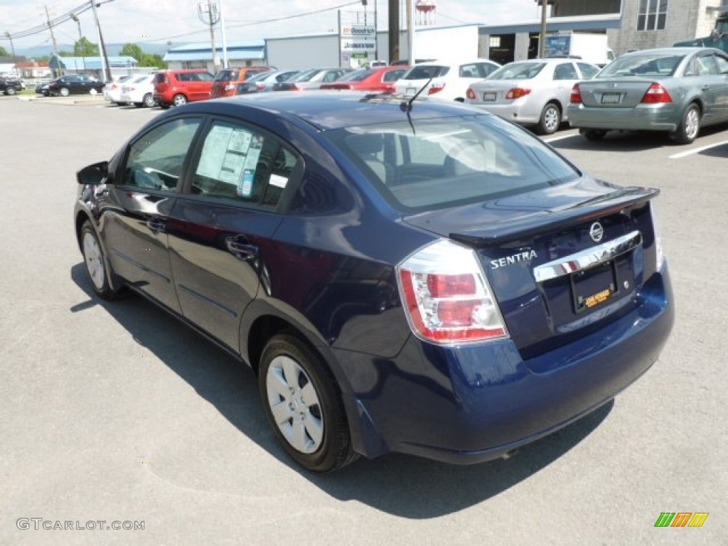 2012 Sentra 2.0 - Blue Onyx / Beige photo #5