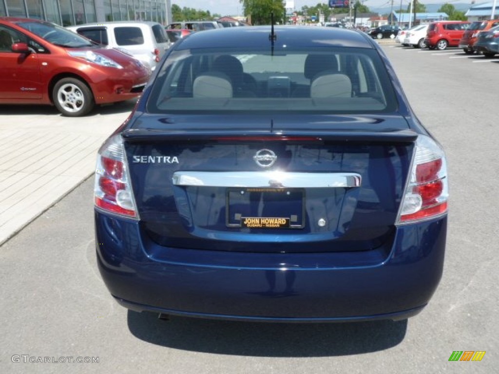 2012 Sentra 2.0 - Blue Onyx / Beige photo #6