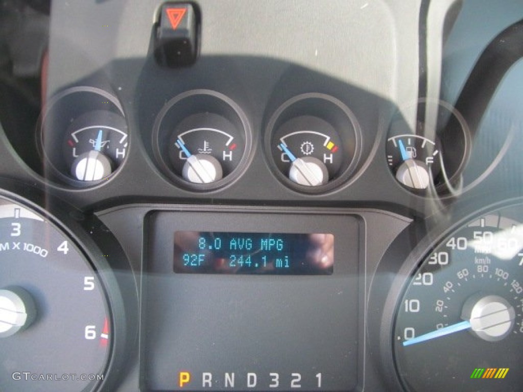 2012 Ford F550 Super Duty XL Crew Cab 4x4 Commercial Utility Gauges Photos