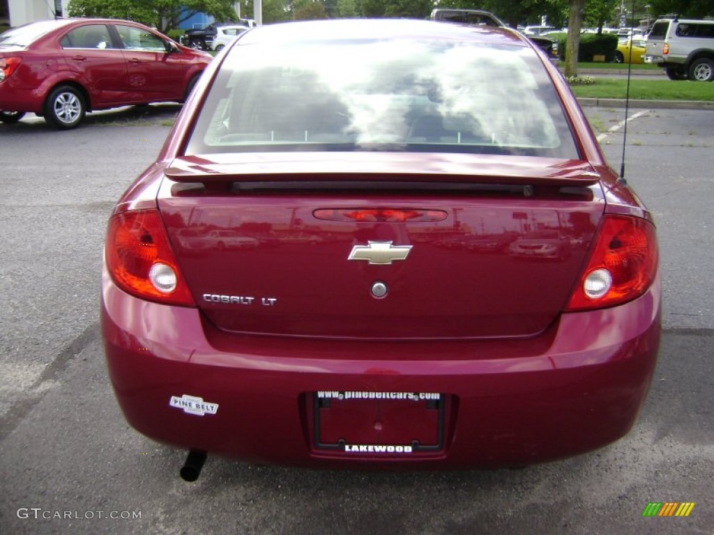 2007 Cobalt LT Sedan - Sport Red Tint Coat / Gray photo #5