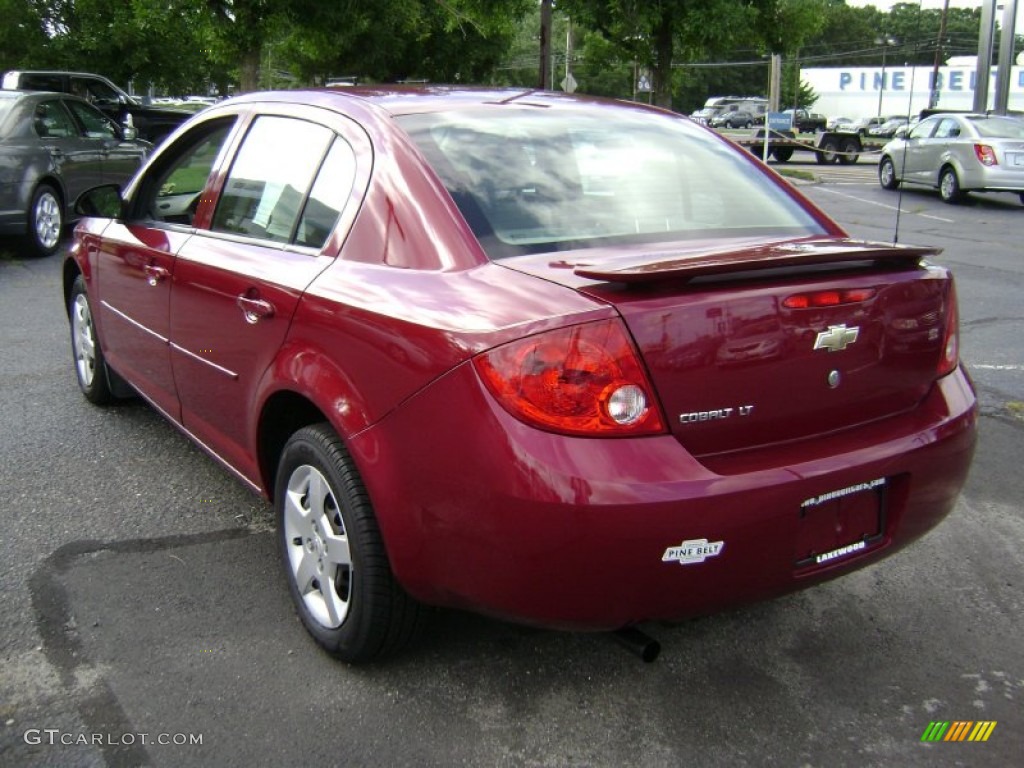 2007 Cobalt LT Sedan - Sport Red Tint Coat / Gray photo #6