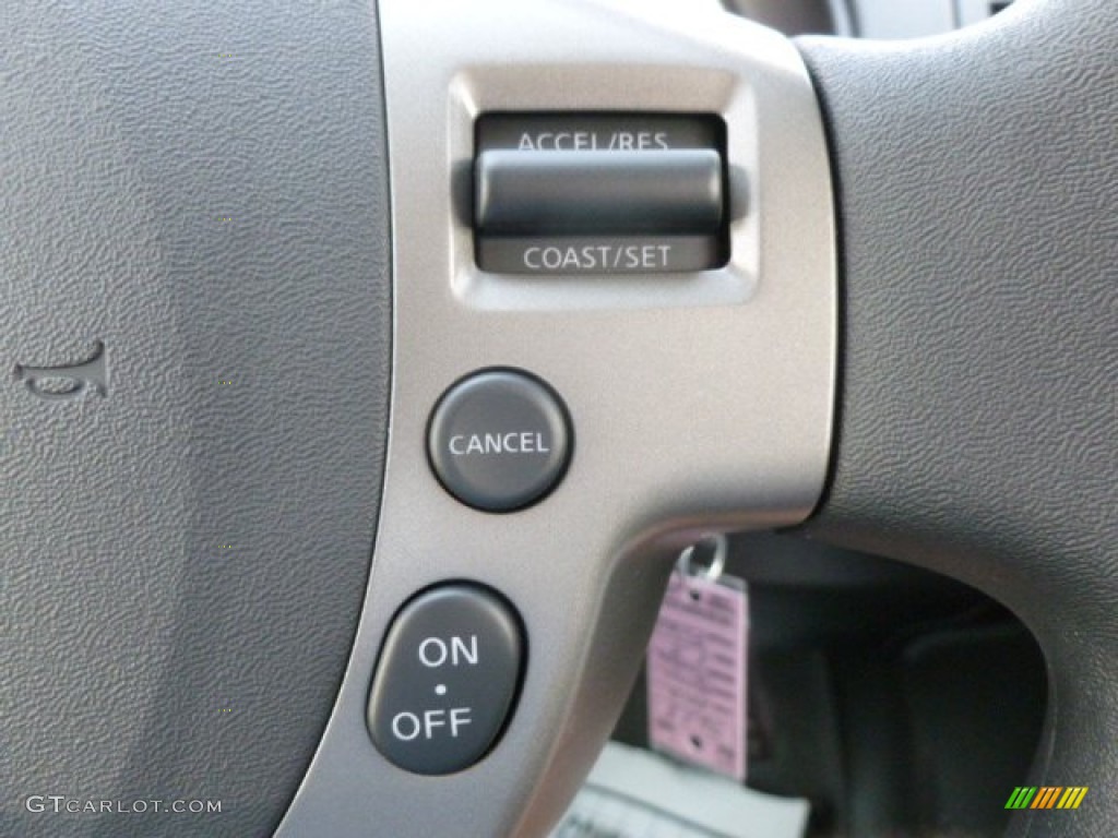 2012 Sentra 2.0 S - Super Black / Beige photo #18