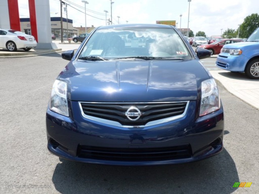 2012 Sentra 2.0 S - Blue Onyx / Charcoal photo #2