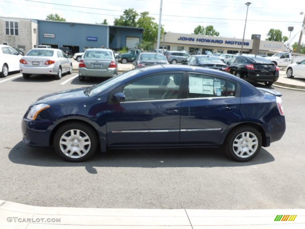 2012 Sentra 2.0 S - Blue Onyx / Charcoal photo #4