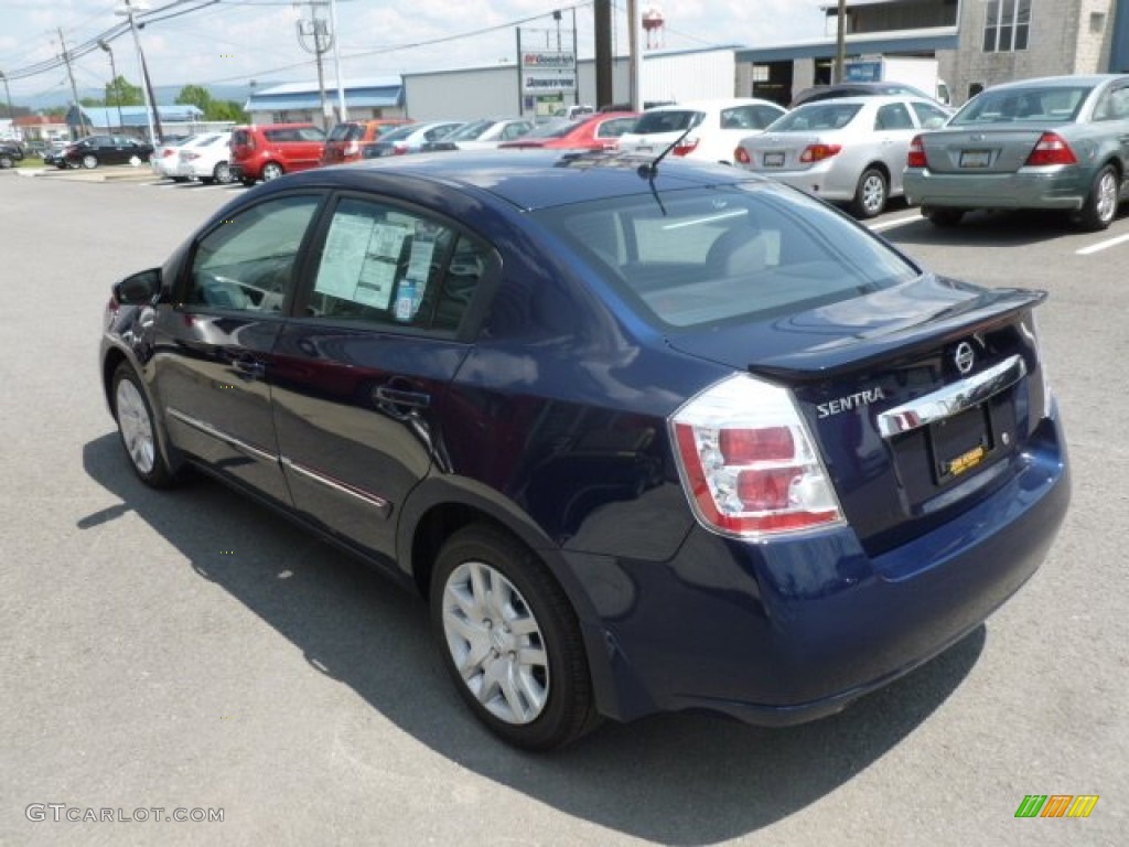 2012 Sentra 2.0 S - Blue Onyx / Charcoal photo #5