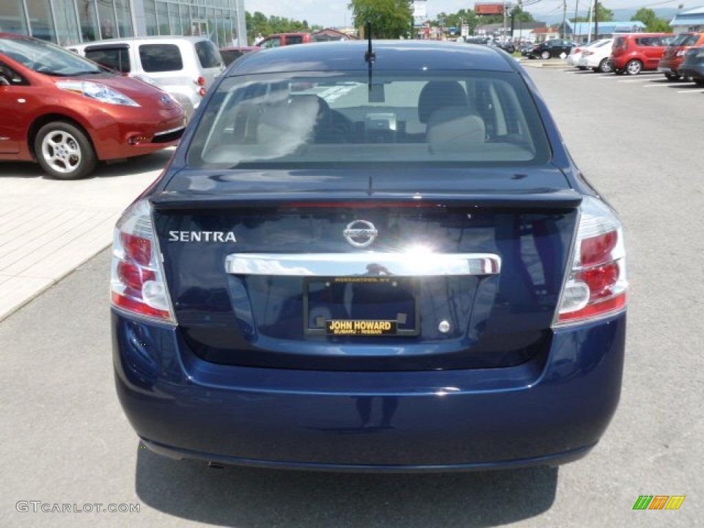 2012 Sentra 2.0 S - Blue Onyx / Charcoal photo #6