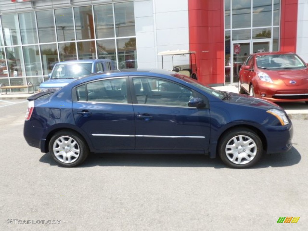 2012 Sentra 2.0 S - Blue Onyx / Charcoal photo #8