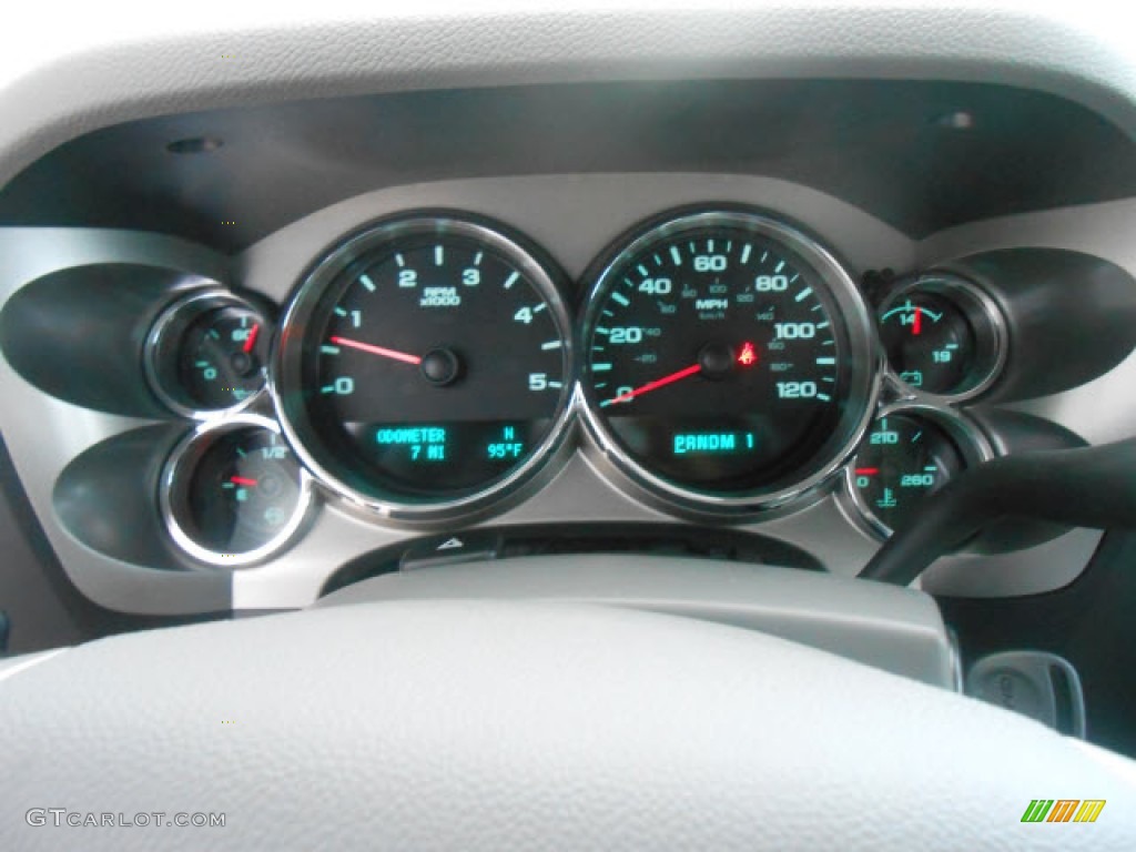 2013 GMC Sierra 2500HD SLE Extended Cab 4x4 Gauges Photo #68757517