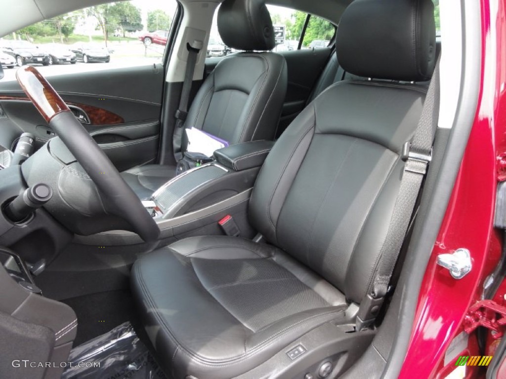 Ebony Interior 2011 Buick LaCrosse CXS Photo #68758669