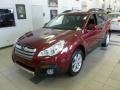 2013 Venetian Red Pearl Subaru Outback 2.5i Limited  photo #3