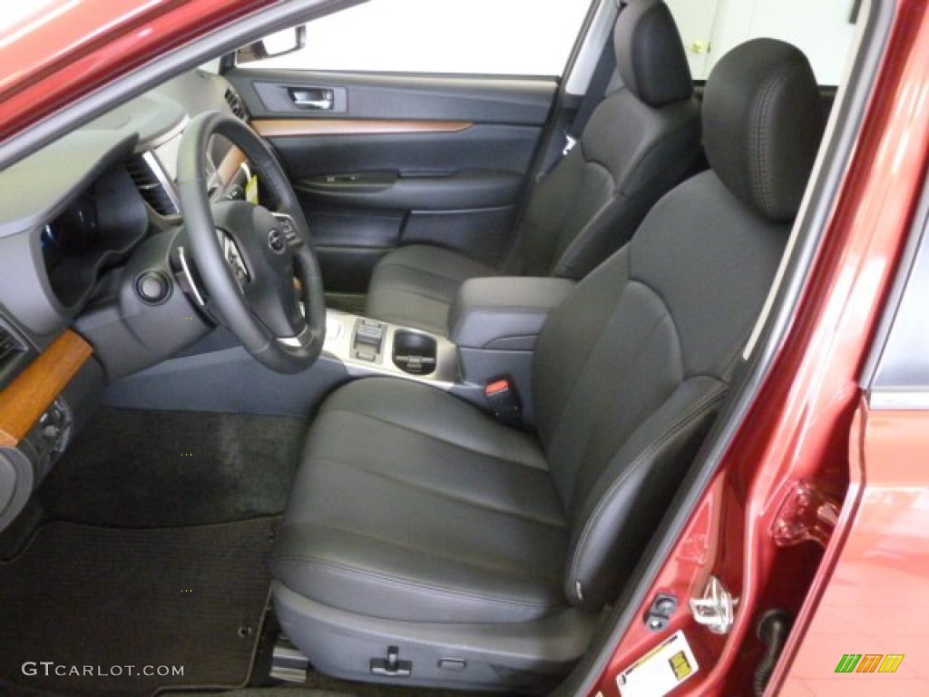 2013 Outback 2.5i Limited - Venetian Red Pearl / Off Black Leather photo #14