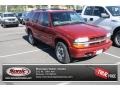 Dark Cherry Red Metallic 2004 Chevrolet Blazer LS 4x4