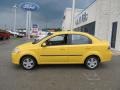 2010 Summer Yellow Chevrolet Aveo LT Sedan  photo #2