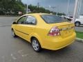 2010 Summer Yellow Chevrolet Aveo LT Sedan  photo #3