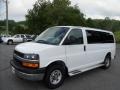 2012 Summit White Chevrolet Express LT 3500 Passenger Van  photo #4