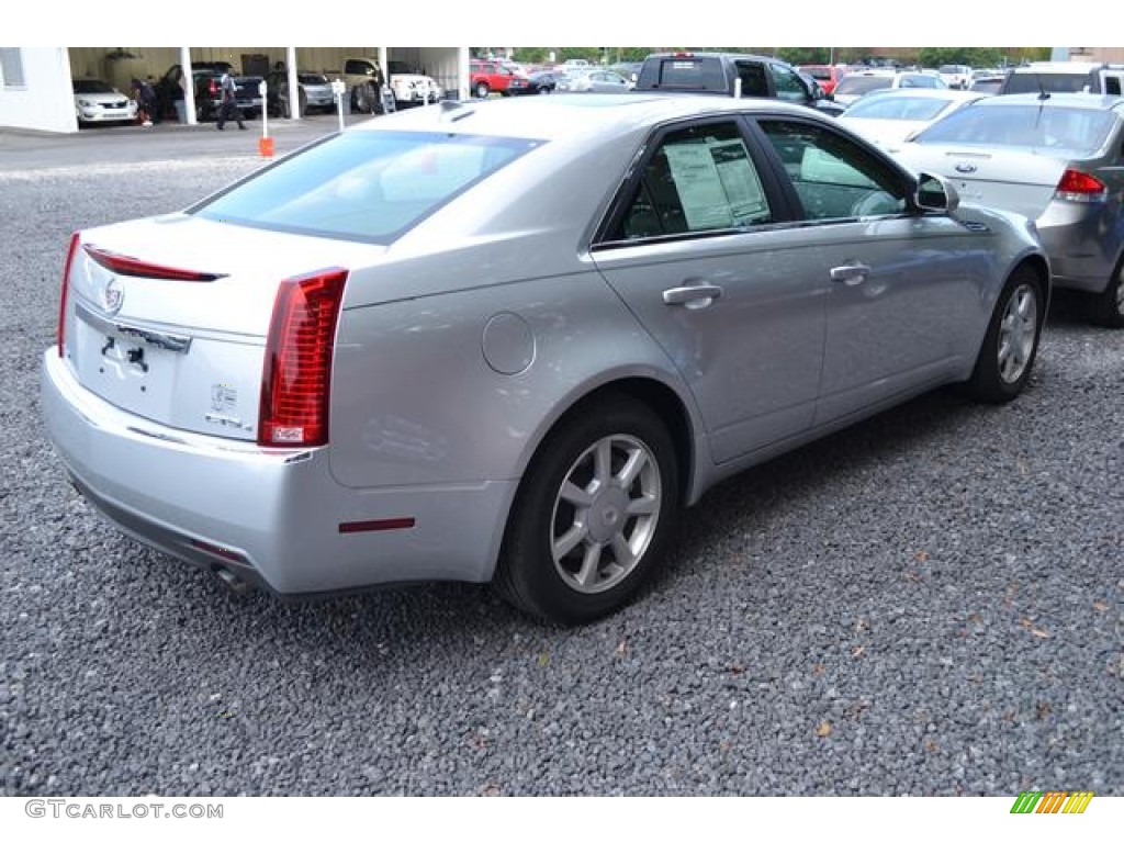 2009 CTS 4 AWD Sedan - Radiant Silver / Cashmere/Cocoa photo #3